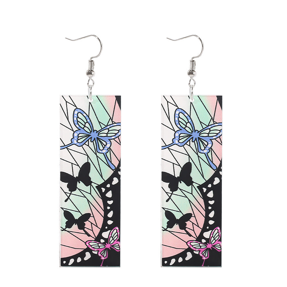 Demon Slayer Creative Earrings