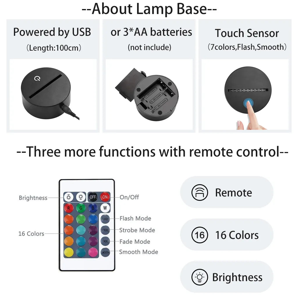 Demon Slayer LED Lamp