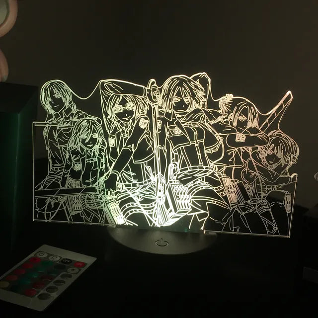 Attack on Titan 3D LED Light