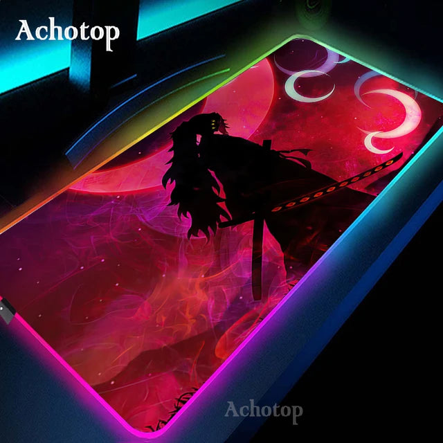 LED Demon Slayer Computer Mat