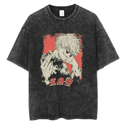 Vintage Washed Jujutsu T Shirt