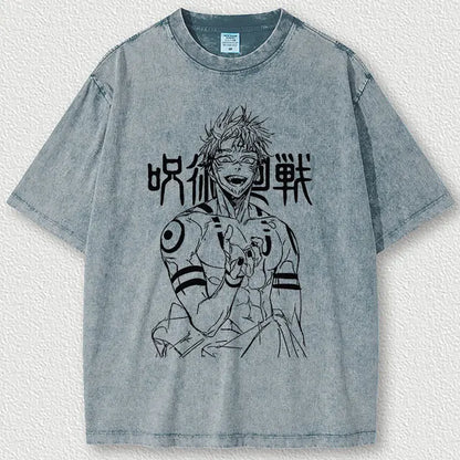 Vintage Washed Jujutsu T Shirt