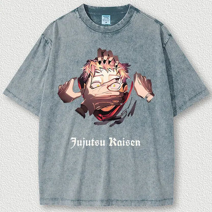 Vintage Washed Jujutsu T Shirt