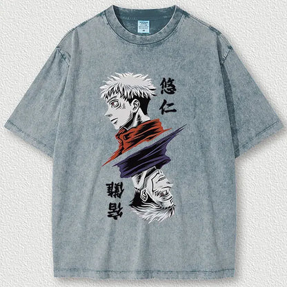 Vintage Washed Jujutsu T Shirt