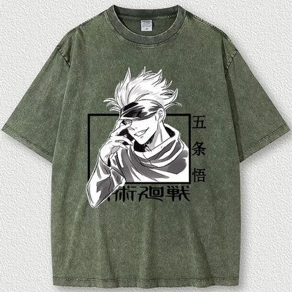 Vintage Washed Jujutsu T Shirt