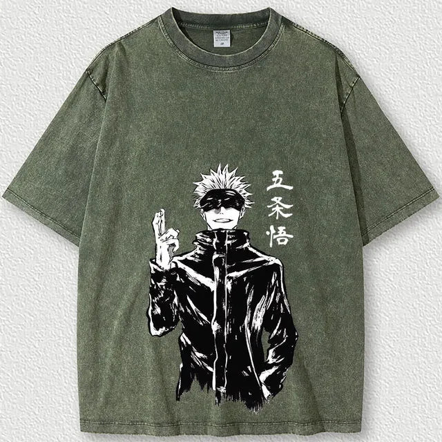 Vintage Washed Jujutsu T Shirt