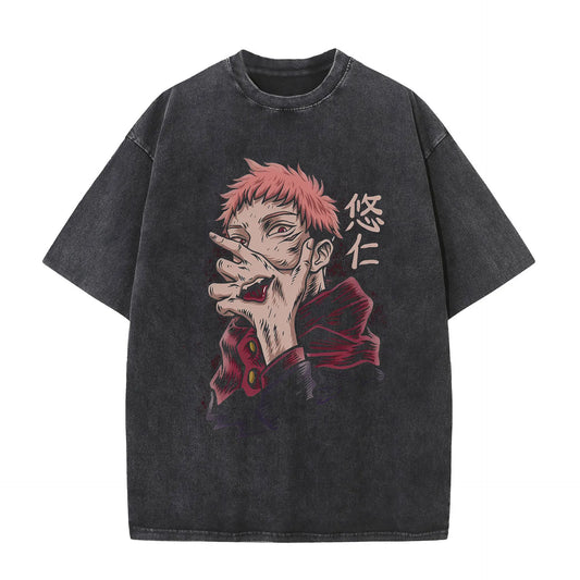 Vintage Washed Jujutsu T Shirt