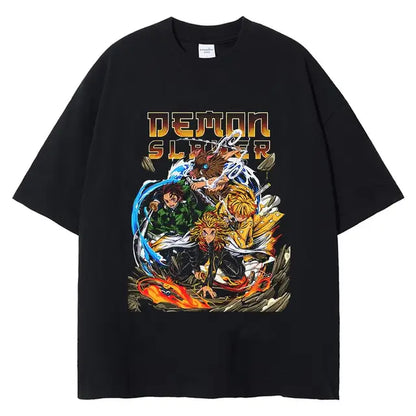 Vintage Washed Demon Slayer T Shirt