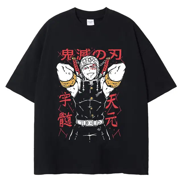 Vintage Washed Demon Slayer T Shirt