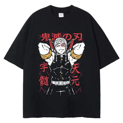 Vintage Washed Demon Slayer T Shirt