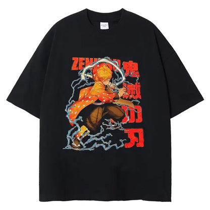 Vintage Washed Demon Slayer T Shirt