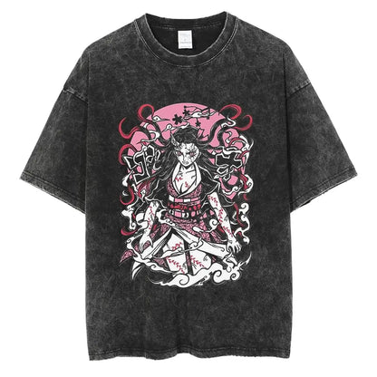 Vintage Washed Demon Slayer T Shirt