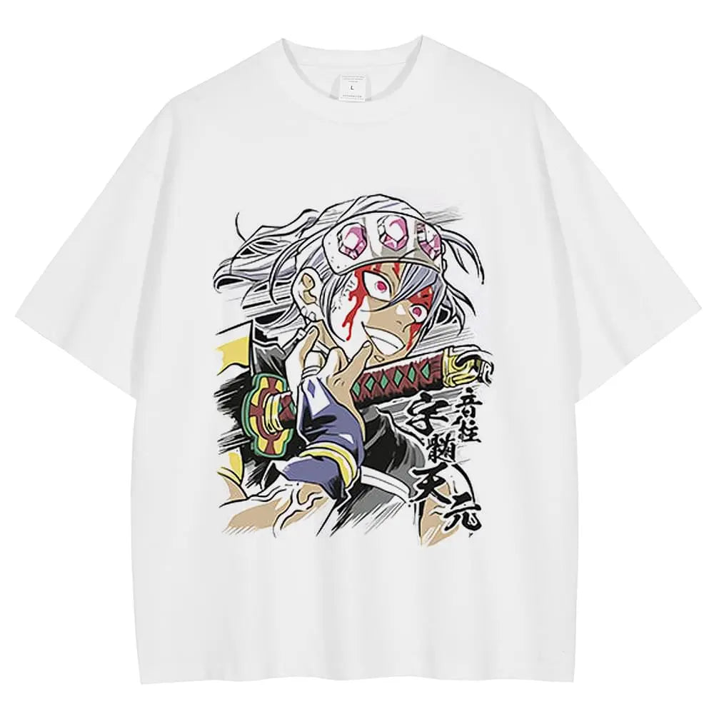 Vintage Washed Demon Slayer T Shirt