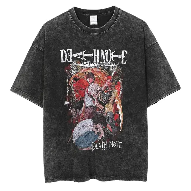 Vintage Washed Death Note Tshirt