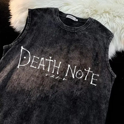 Vintage Washed Death Note Tshirt