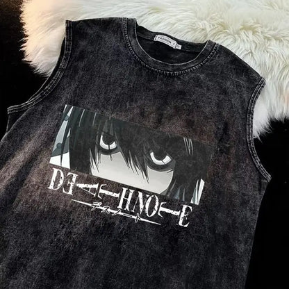 Vintage Washed Death Note Tshirt