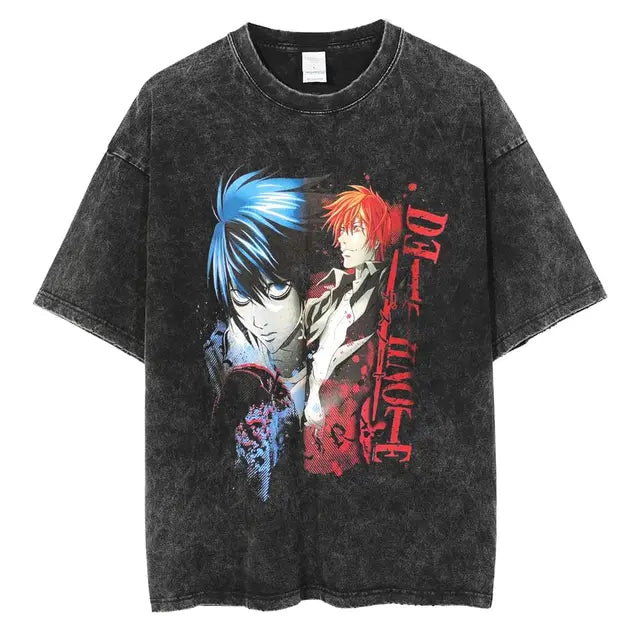 Vintage Washed Death Note Tshirt