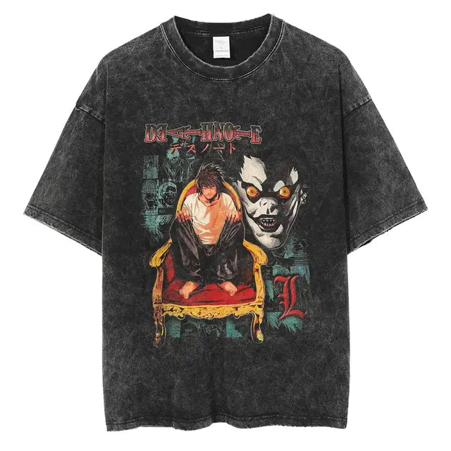 Vintage Washed Death Note Tshirt