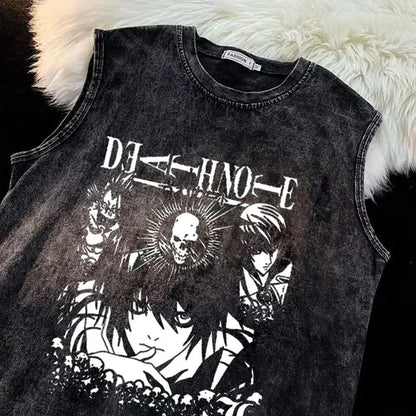 Vintage Washed Death Note Tshirt