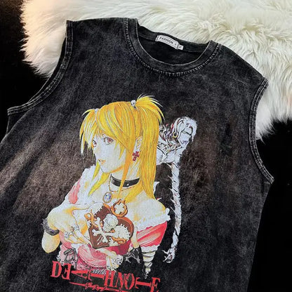 Vintage Washed Death Note Tshirt