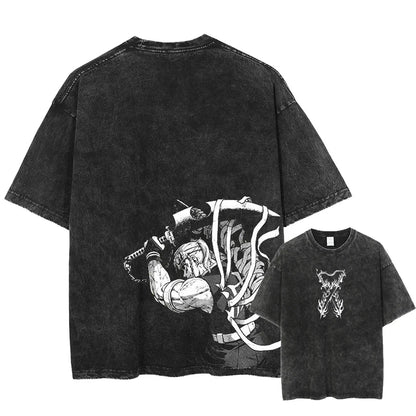 Vintage Washed Demons Slayer T Shirt