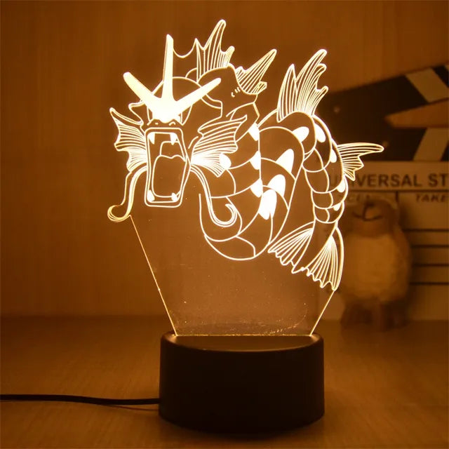 Warm Pokemon Led 3D Night Light