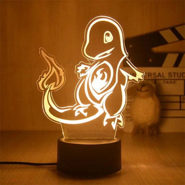 Warm Pokemon Led 3D Night Light