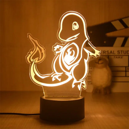 Warm Pokemon Led 3D Night Light