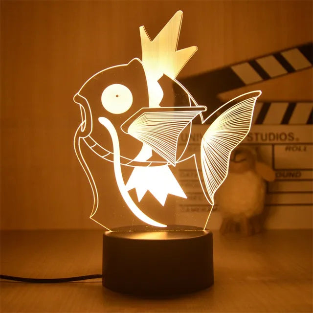 Warm Pokemon Led 3D Night Light