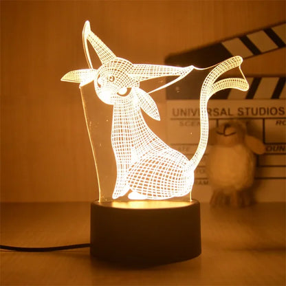 Warm Pokemon Led 3D Night Light