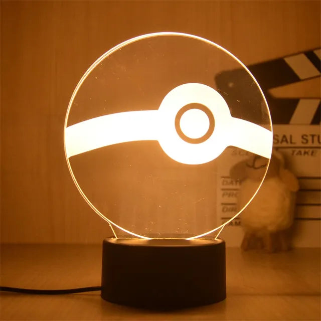 Warm Pokemon Led 3D Night Light