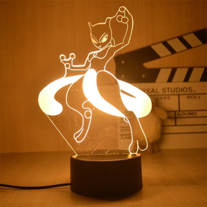 Warm Pokemon Led 3D Night Light