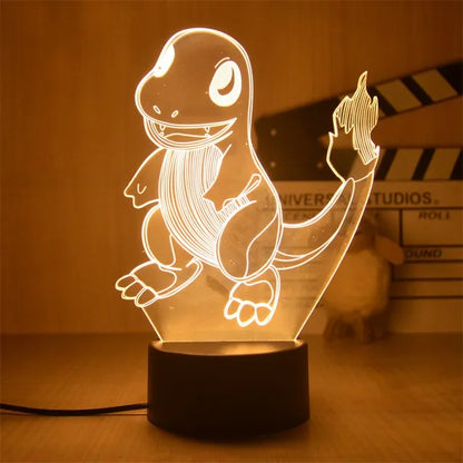 Warm Pokemon Led 3D Night Light