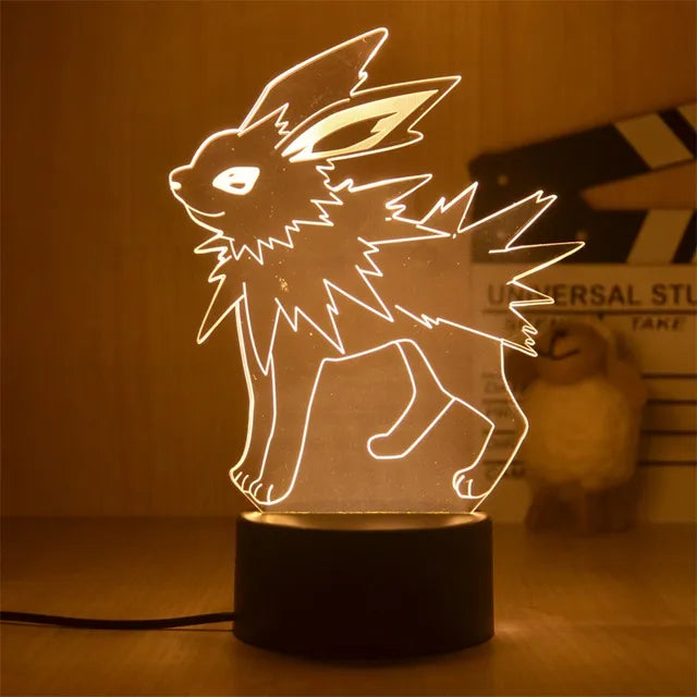 Warm Pokemon Led 3D Night Light