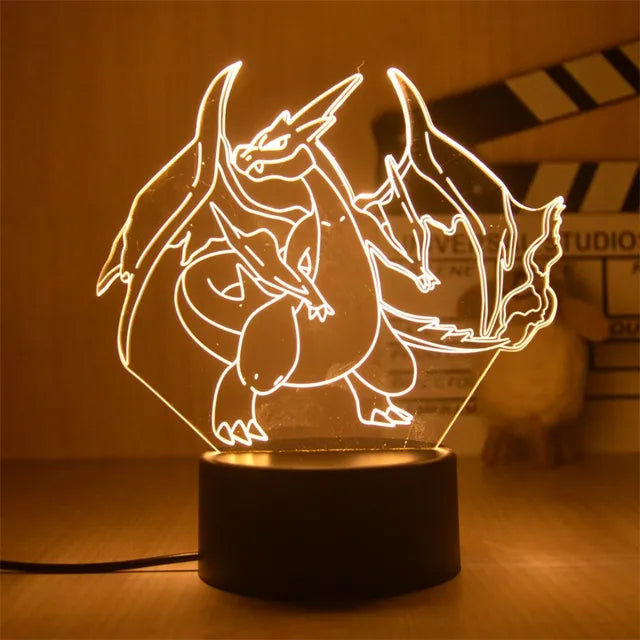 Warm Pokemon Led 3D Night Light