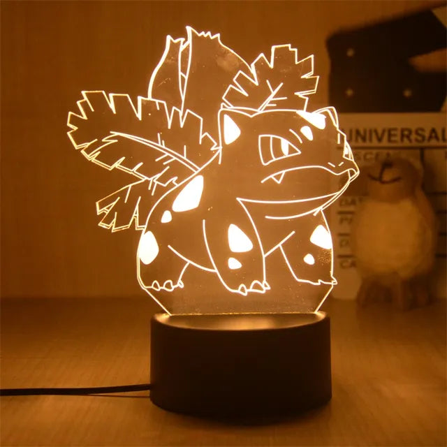 Warm Pokemon Led 3D Night Light