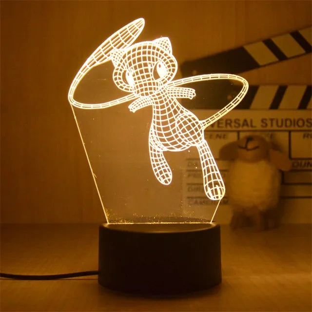 Warm Pokemon Led 3D Night Light