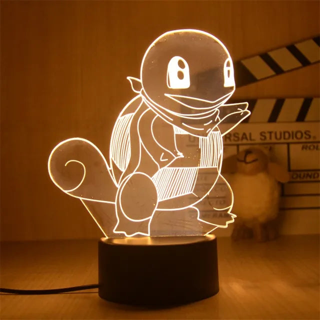 Warm Pokemon Led 3D Night Light