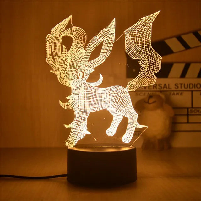 Warm Pokemon Led 3D Night Light