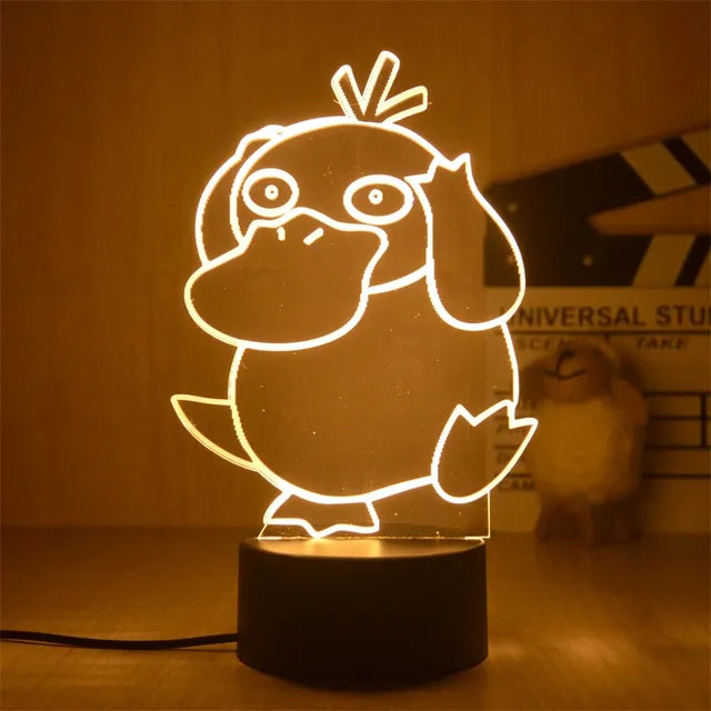 Warm Pokemon Led 3D Night Light