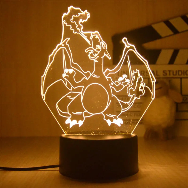 Warm Pokemon Led 3D Night Light