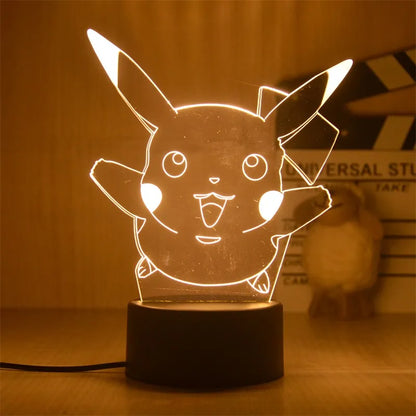 Warm Pokemon Led 3D Night Light