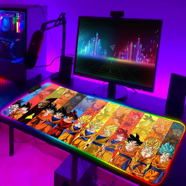 LED Dragonball Z Computer Mat