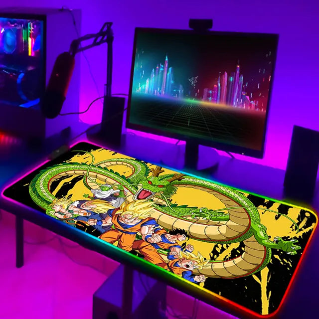 LED Dragonball Z Computer Mat