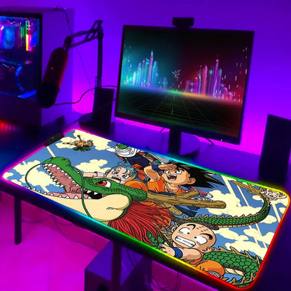 LED Dragonball Z Computer Mat