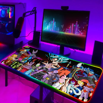 LED Dragonball Z Computer Mat