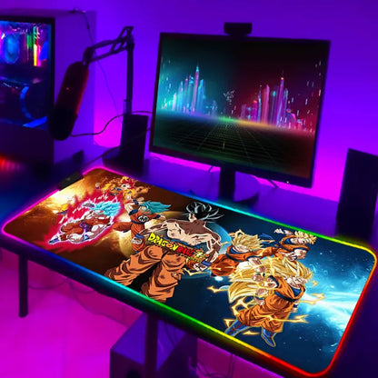 LED Dragonball Z Computer Mat