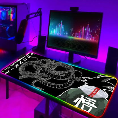 LED Dragonball Z Computer Mat