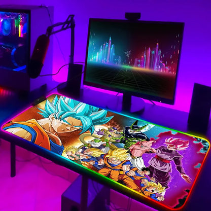 LED Dragonball Z Computer Mat