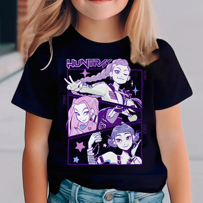 Huntrix Kids Tshirt (check sizing)